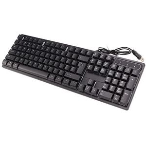 Gamingtoetsenbord, Mechanisch Toetsenbord Krasbestendigheid 104 Toetsen Stabiel Robuust voor Desktop-pc