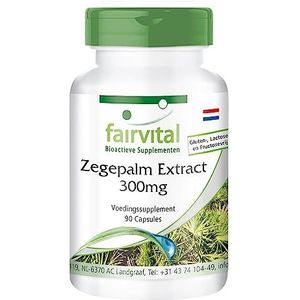 Fairvital | Zaagpalm capsules - extract 300mg - kwartaal voorraad - HOOG GEDOSEERD - VEGAN - 90 capsules - met bèta-sitosterol