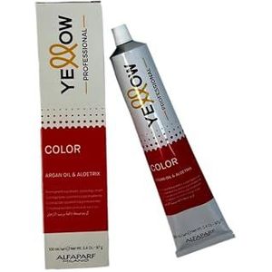 Permanente cosmetische verf - 6 Cool Dark Blond - Yellow Color Argan Oil & Aloetrix - 100 ml - Alfaparf Group