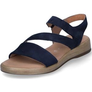 Gabor Damessandalen/sandalen, blauw, suède, donkerblauw, 38 EU