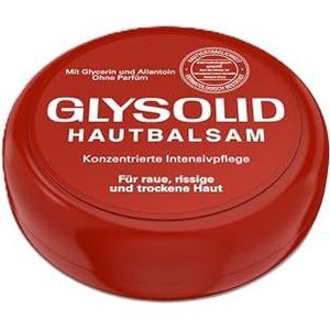 Glysolid Huidbalsem (100 ml) – geconcentreerde intensieve verzorging voor ruwe, gebarsten en droge huid met glycerine, beschermt en behoudt de natuurlijke huidvochtigheid, vrij van kleurstoffen en