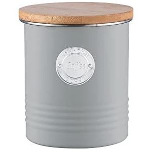 Typhoon Living voorraaddoos voor koffie grijs ø 12cm H 14cm