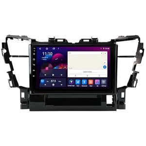 Android 13 GPS Navigation Stereo voor Toyota Alphard H30 2015-2020 9 Inch 2 Din Auto Radio met CarPlay AHD Omgekeerd beeld Bedieningselementen op het stuur GPS navigatie(S2 2G+32G)