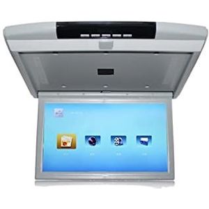 Draagbare dvd-speler voor videospelers op hoofdsteunen in auto's Auto Dak Mount Monitor 17 Inch HD Lcd-scherm Auto Video Player MP5 Display 1080 P Auto Plafond TV USB FM HDMI Speaker Link met HD-roter