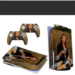 Decal Skin Custom Voor PS5 Skin Controller En Console Aangepast Voor PS 5 Disc Versie & Digitale Editie Skin Met Uw Foto En Maak Uw Eigen Ontwerp Skin Wrap(Disc Version)