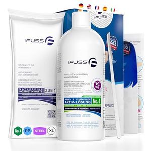 1 x eeltverwijderaar. Fuss Aktiv Solution No. 4 Plus Pack Steel (groot 500 ml)