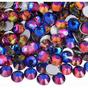 SS3-SS30 Blauwe Vulkanische Nail Art Strass Glas Nagel Glitter Strass voor Nail Art Decoratie H0927-SS4-1440st