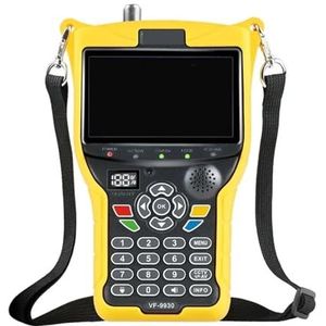 Digitale satellietzoeker VF-9930 DVBS2/T/T2/C satelliet-tv-zoeker 4,3 inch hoge resolutie LCD-scherm signaalzoeker voor het aanpassen van de satelliet-tv-schotel