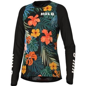 HULG MTB-shirt voor dames, mountainbike T-shirts voor zomer / lente / herfst, motorcross T-shirts voor dames, sneldrogend, ademend en ademend (stijl 05, S)