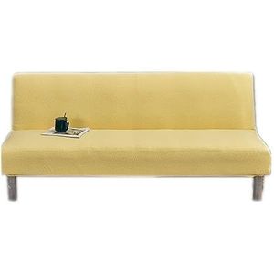 Armloze bankhoes jacquard ontwerp slaapbank met hoge stretch hoes antislip meubelbeschermer met elastische bodem(Color:A)