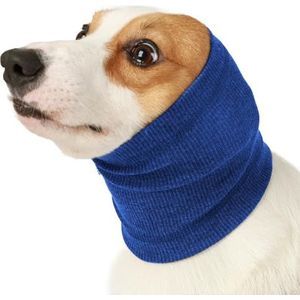 Elastische Warme Protector Hond Hoodie Oor Stretchy Ademend Cover Snood Wrap Hoofd Comfort voor Stress Beschermende