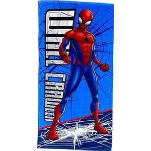 Arlis Spiderman Marvel-strandlaken of Spiderman badhanddoek, 70 x 140 cm, katoen (Spidermanhanddoek)