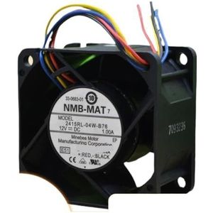 2415RL-04W-B76 6038 6CM 12V 1.00A serverkoelventilator axiale ventilator voor elektronica, servers en industriële koelsystemen