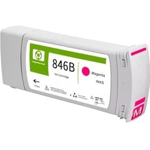 Compatibel met H-*0P 846B met volledige pigmentinkt for PgeWide XL 8000-printer(1Pcs-846B-Magenta)