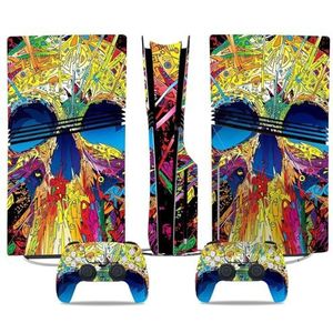 Anti Kras Voor PS5 PRO Skin Digital Edition Console En Controller Vinyl Cover Skins Wraps Krasbestendig, Compatibel Met Voor PS5 Digital Edition Pro 39951 Geen Schuimvorming