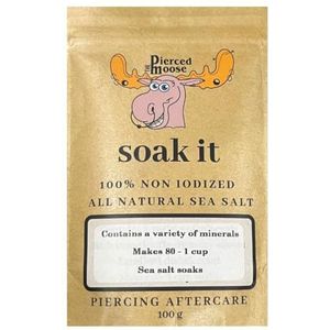 WERYUY Soak It Piercing Aftercare 100% niet-gejodiseerde natuurlijke zee zout soak