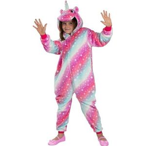 Funidelia | Veelkleurig Eenhoorn Onesie-kostuum voor meisjes Kostuum voor kinderen Accessoire verkleedkleding en rekwisieten voor Halloween, carnaval & feesten - Maat 5-6 jaar