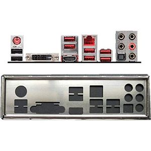 Gintai I/O IO Shield Moederbord Backplate Vervanging voor MSI X470 Gaming PRO /X470 Gaming Plus