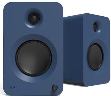 Kanto REN 200W Powered Speaker System with HDMI ARC Input for TV & Home Theater | USB-C and Bluetooth 5.3 | High/Low Pass Filter | Pair | Matte Blue