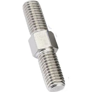 304 roestvrij staal dubbele kop draadstang linkse draad rechtse draad dubbele eind draadstang bouten(M10x70mm)