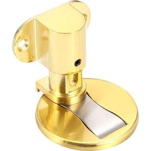 Verstelbare roestvrijstalen deurstop, ponsvrij, sterk, magnetisch, anti-botsing, deurstopper, onzichtbare badkamer, vloer, deurstop, deurstoppers binnenshuis (02,5 stuks)