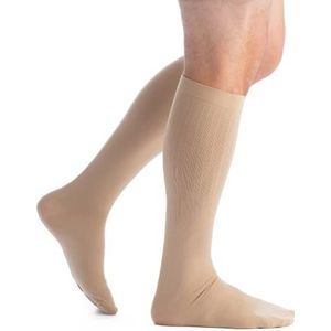 EvoNation Gepradeerde compressiesokken voor heren, in de VS gemaakt, 15-20 mmHg, matige druk, medische kwaliteit, kniehoge orthopedische ondersteuning, kousen, slang - beste comfortabele pasvorm,
