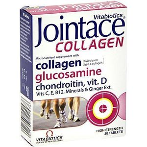 Vitabiotics Jointace Collageen 30 Tablets, om Kraakbeen en Gezamenlijke Gezondheid te helpen door Vitabiotics