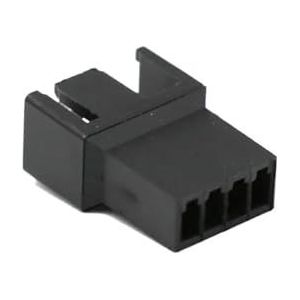 ChunLK 2540 4Pin/3+1Pin PWM Fan Male Connector Housing With 4pcs Free Terminals-10pcs(3 1 male housing)