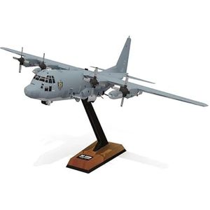 DIY 1:100 AC-130U Spooky Gunship Aanval Gevechtsvliegtuig Vliegtuigen Papier Model Monteer Hand Werk 3D Puzzelspel