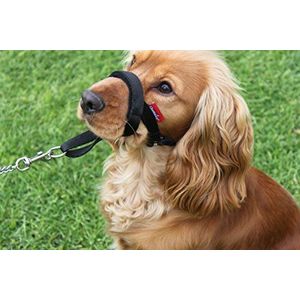 Champion Gewatteerde halster hondentraining halster stopt hond trekken trainingstool (3, zwart)