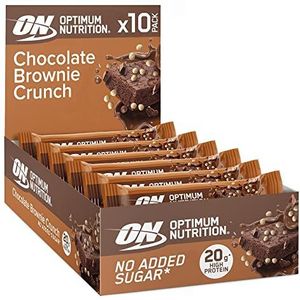 Optimum Nutrition Protein Crisp Bar (10x65g) Chocolate Brownie Crunch