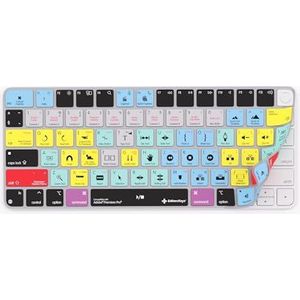 Toetsenbordhoes compatibel met Adobe Premiere Pro - Compatibel met Apple Magic Keyboard (niet-numeriek) met/zonder TouchID - Verbeter uw videobewerking