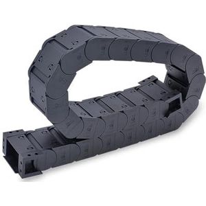 Flexibele sleepkettingkabeldrager, J25F.1.S Kabelsleepketting meter Gesloten Aan beide zijden openend Meerdere maten(125mm,25x77mm-FJT)