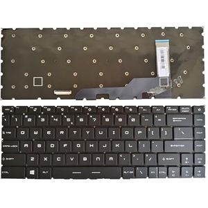 RGB-verlicht toetsenbord geschikt voor MSI GS66 voor Stealth 10SD 10SF GE66 voor Raider MS-1541