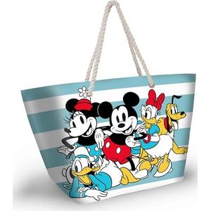 Mickey Mouse Together-Soleil Strandtas, Blauw, 52 x 37 cm, Blauw, Eén maat, Soleil Strandtas Samen