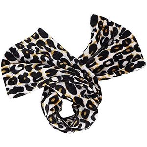 Herbruikbare knot haar, strik haar knot maker luipaard print patroon zachte doek stof voor dagelijks gebruik voor hardlopen voor vrouwen(FJ17-2)
