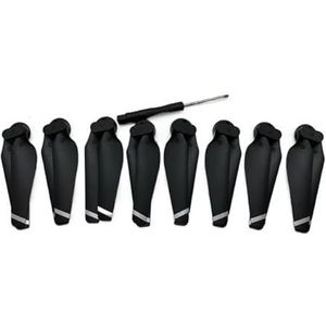 Drone Accessories Speelgoed Drone for KF102 for RC Quadcopter Accessoires Propeller for Blads Vervang Onderdelen for KF102Max for JJRC X19 Opvouwbare drones (Color : 8PCS)