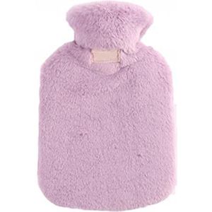 DieffematicRSD Warmwaterkruik Winter warmwaterkruik Warmer zacht warm houden in de winter Effen kleur Warme warmte Voeten Warmwaterkruik Handwarmer tas (Color : Purple)