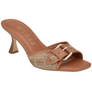GUESS Dista sandaal met hak voor dames, Beige/Bruin 210, 9 US