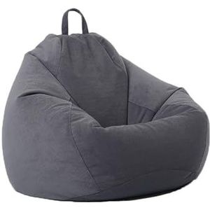 For Kinderen En Volwassenen Speelgoed Opbergzak Zitzak Speelgoed Corduroy Opbergzak Soja Zak Zitzak, Klassieke Sofa Stoelen Hoes, Luie Ligstoel Zitzak Thuis Zonder Vulling(BKC,75x95cm)