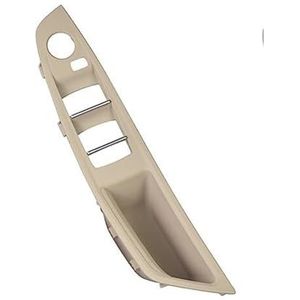 Handgrepen Het Interieur Auto Binnendeurgreep Voor BMW 5-serie F10 F11 LHD in rood, bruin, beige, zwart(‎Beige White-rhd)