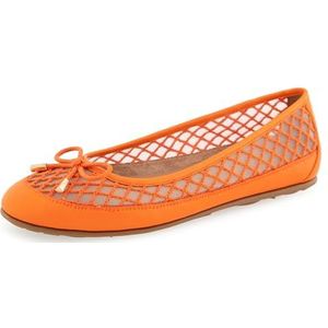 Aerosoles Palma Ballet Flat voor dames, Helder Oranje Mesh, 43 EU
