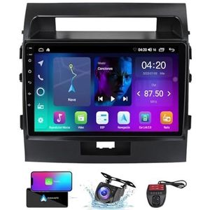 Android 13 2 DIN autoradio voor Toyota Land Cruiser 11 200 2007-2015-GPS Navi | Gratis achteruitrijcamera| 10 inch Scherm met Carplay Android Auto/FM RDS DAB/BT 5.0/SWC/DSP Stereo(NF-2)