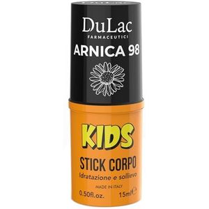 DuLàc, Arnica 98 - Stick voor Kinderen, met Aloë Vera & Zanthoxylum, Biedt Hydratatie & Verlichting, Dermatologisch Getest, Geschikt voor Gevoelige Huid, Nikkel Getest, Draagbaar, Made in Italy, 15 ml
