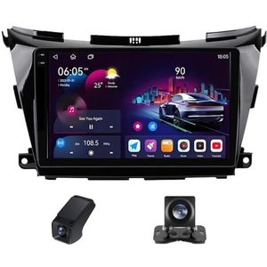 Android 14 2Din Autoradio geldt voor Nissan Murano 3 Z52 2014-2020 Ingebouwd CarPlay/Android auto/DSP-processor/GPS-navigatie/RDS-radio-Bluetooth 10 Duim Touch screen/Stuurbediening(C30Plus)