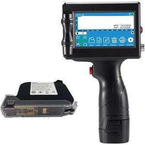 12,7 mm afbeelding QR-code serienummer draagbare masker online printer handjet handheld thermische inkjetprinter voor Tekst Barcode Datum Tijd, etc(Printer 1 ink)