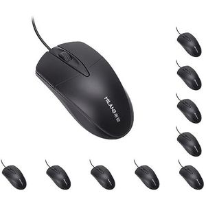 10 set van 1000 DPI Optische USB Gaming Muis 3 Knop Game Muizen Laptop PC Computer Muizen