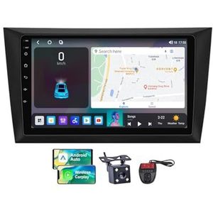 Voor Volkswagen Golf 6 2008-2016 Android 13 Carplay Autoradio, 9 inch Scherm Radio Wireless Android Auto BT 5.0 Handsfree 4G WiFi FM/RDS/DAB+ Radio HiFi Achteruitkijkcamera + DVR(NF-6)