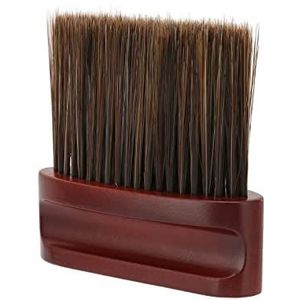 Kappershalsstofborstel, Beukenhouten Handvat Haarhalsreinigingsborstel voor Salon voor Thuis voor Haarstylist