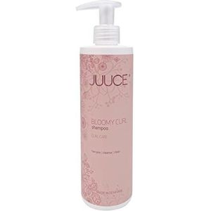 JUUCE Bloomy Curl Low-too Shampoo, 450 ml, voor Curly Girl methode, zonder sulfaten, siliconen en parabenen, reinigt en hydrateert, resultaat: definieert en versterkt krullen